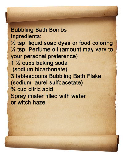 bath bomb recipe